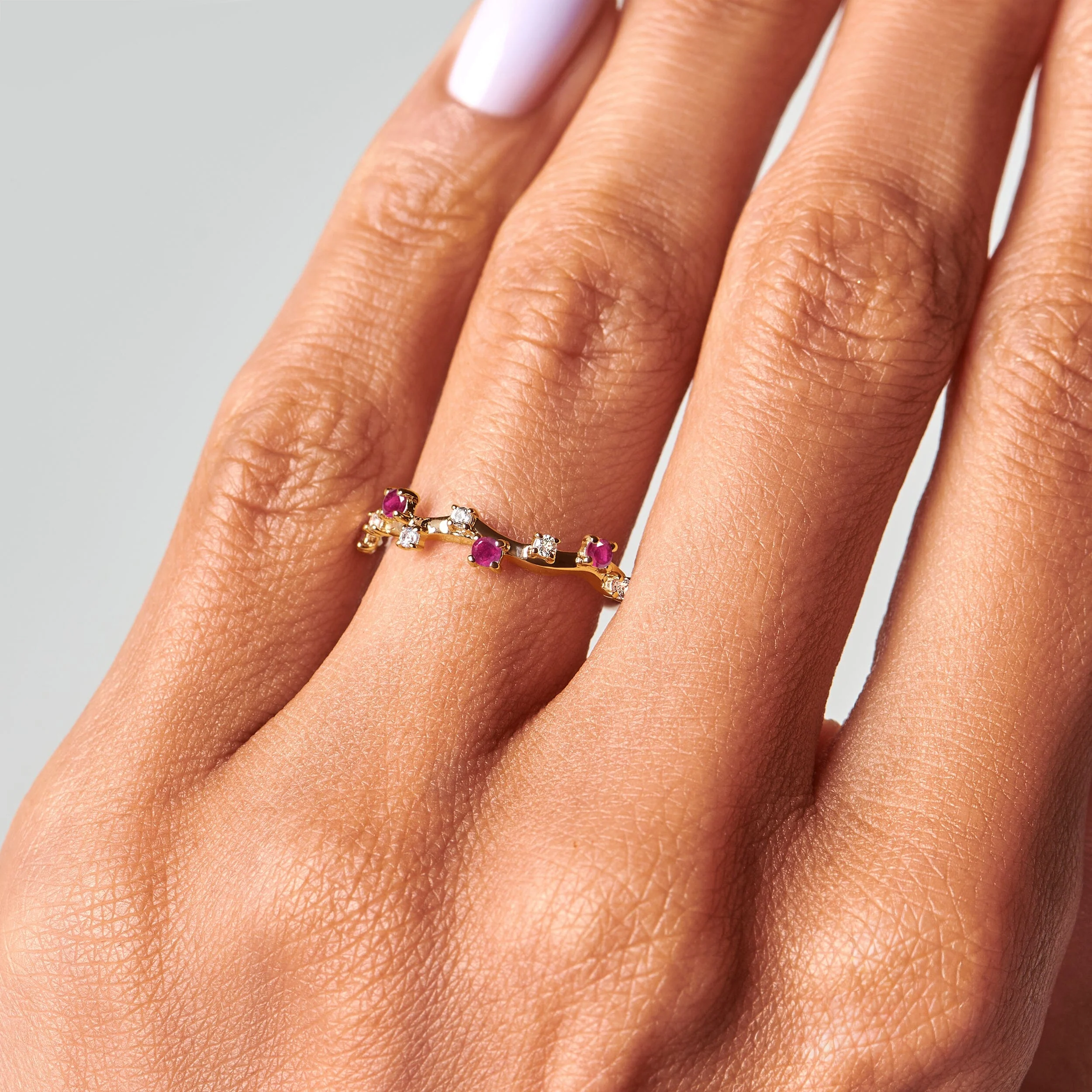 Ruby Ring - Stardust Band - Image 6