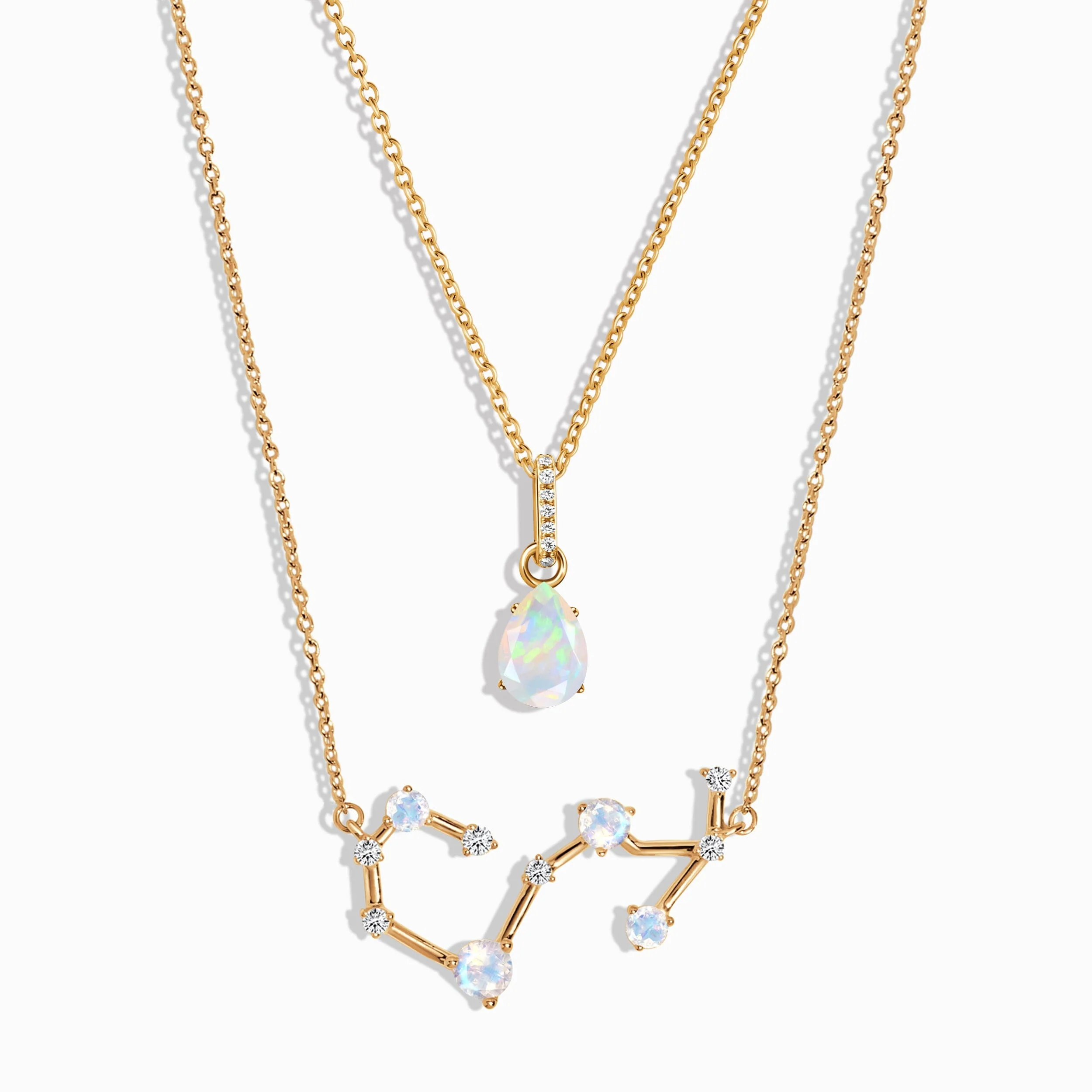 Scorpio Zodiac Constellation & October Birthstone Necklaces - Image 8