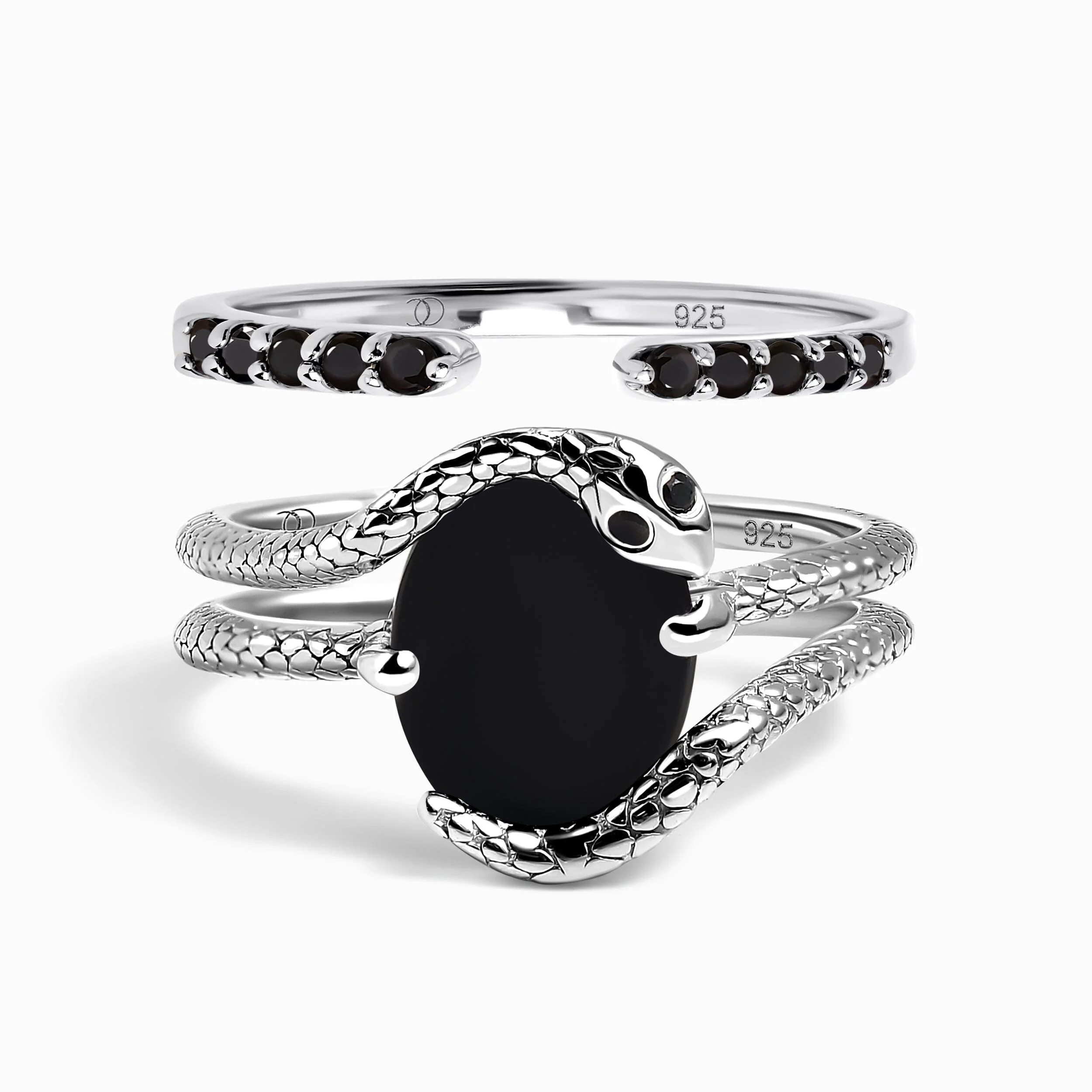 Serpent of Release Ring & Twinkling Band