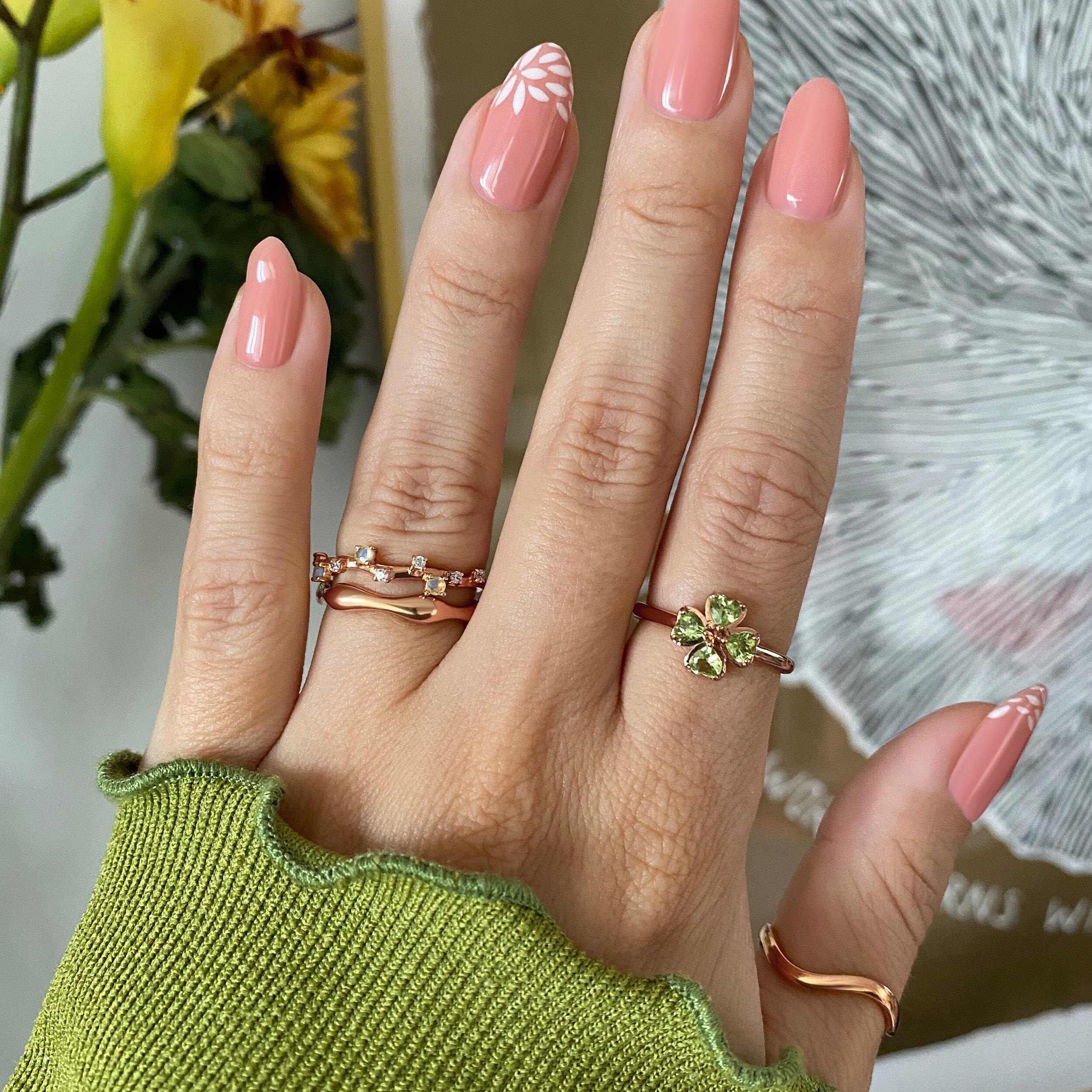 Shamrock Ring - Peridot - Image 6
