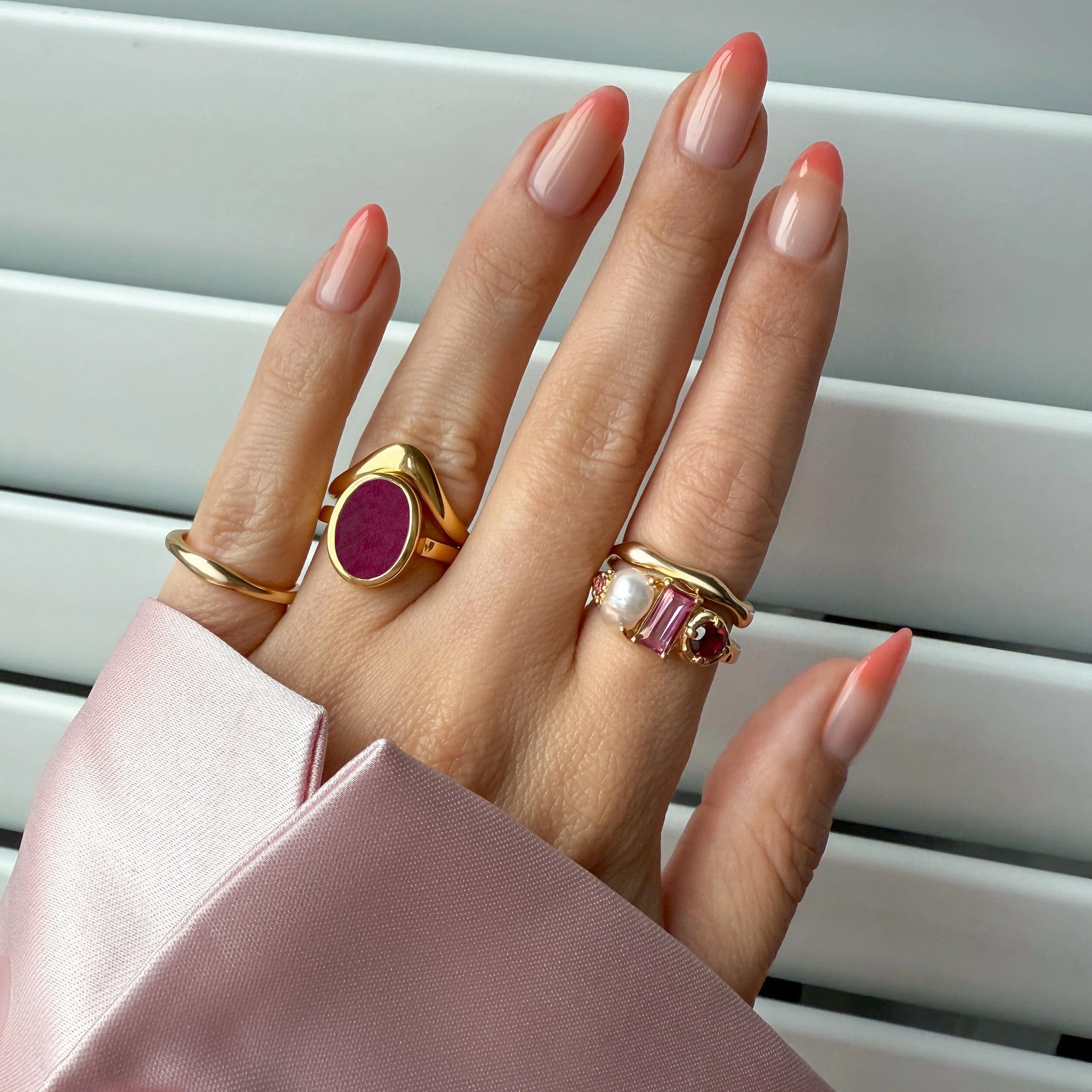 Crystal Ring - Enfolded Pink Quartz - Image 21