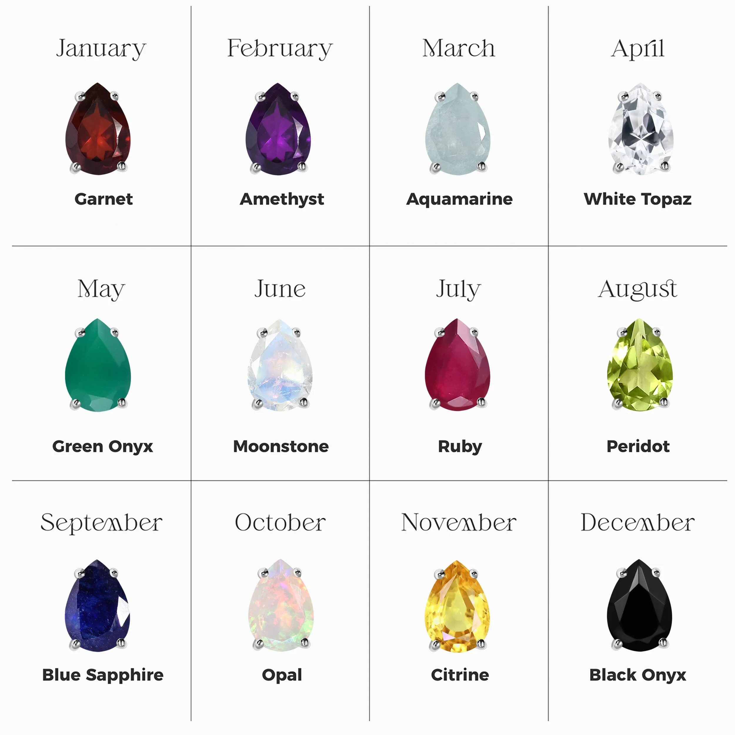 Taurus Zodiac & May Birthstone Necklaces - Image 11