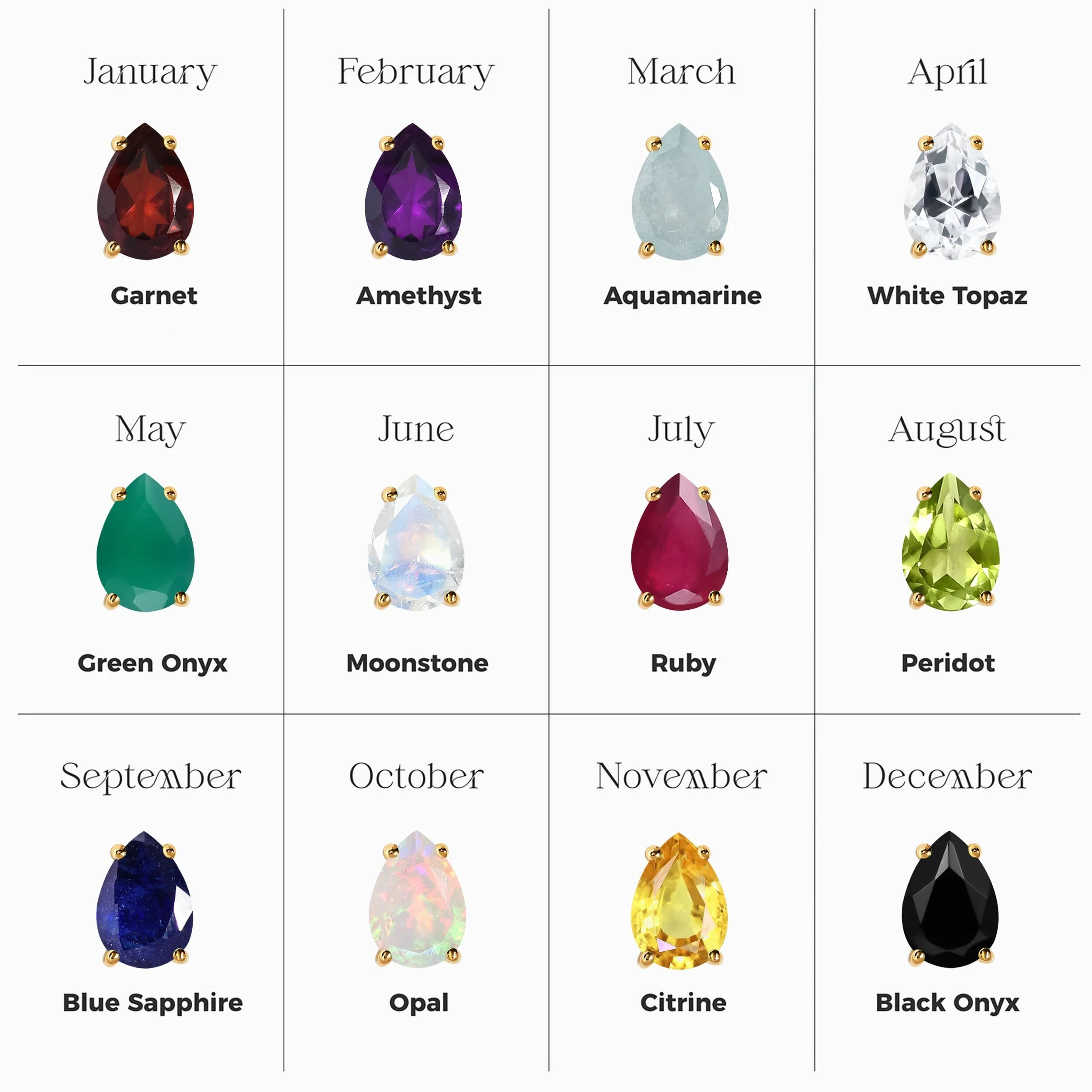 Taurus Zodiac & May Birthstone Necklaces - Image 19