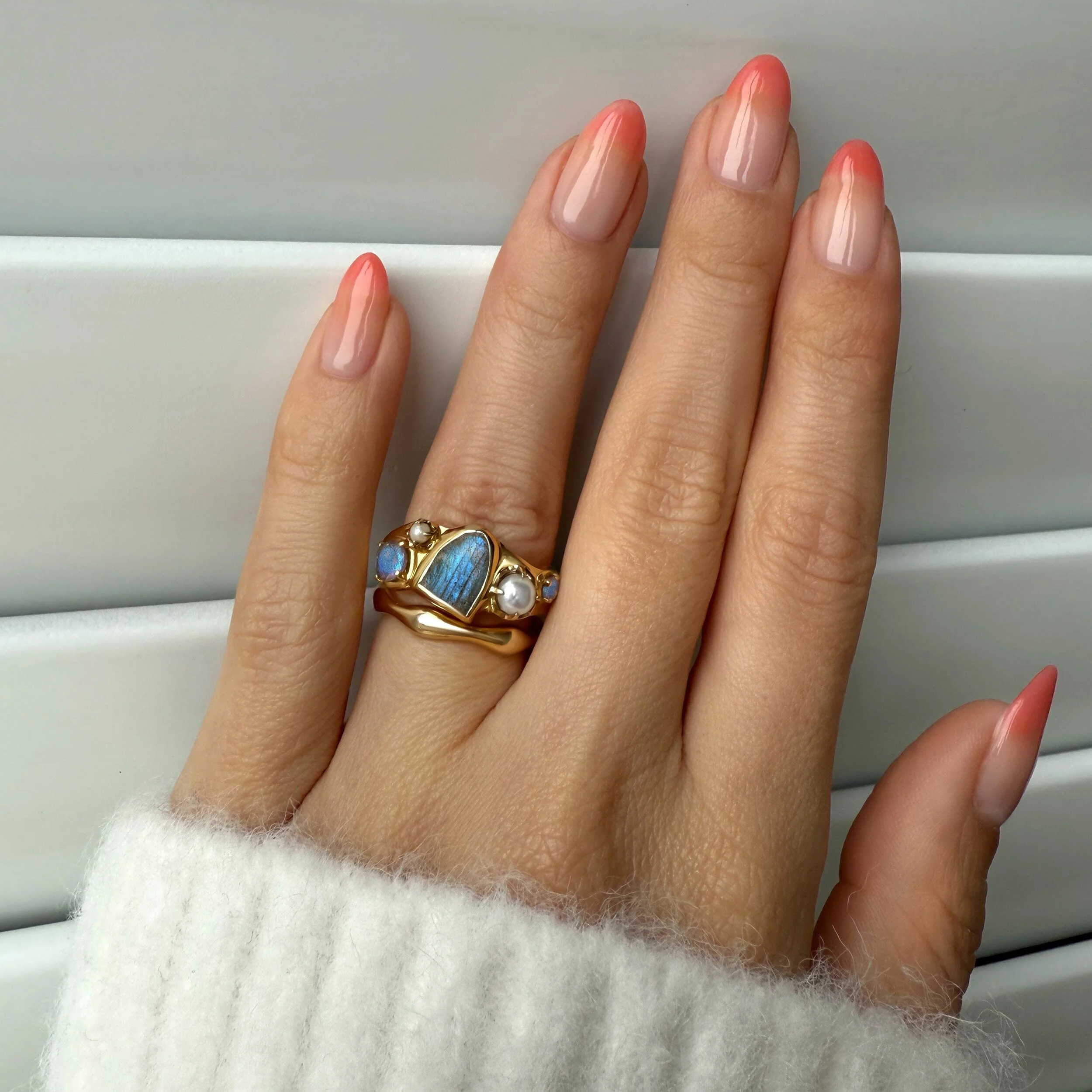 Twilight Heirloom Ring & Magma Band - Image 6