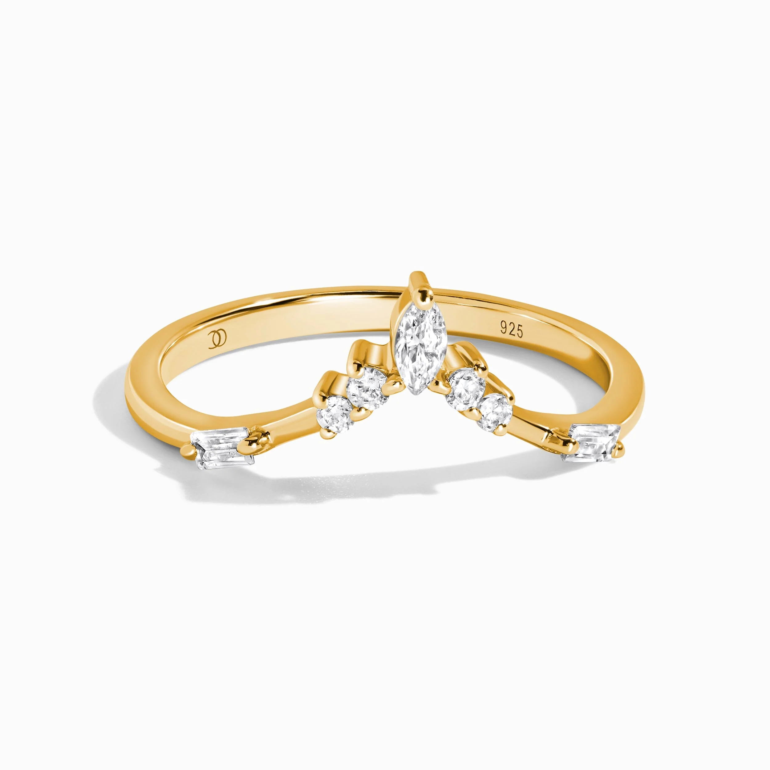 White Zircon Ring - Diadème Band - Image 5