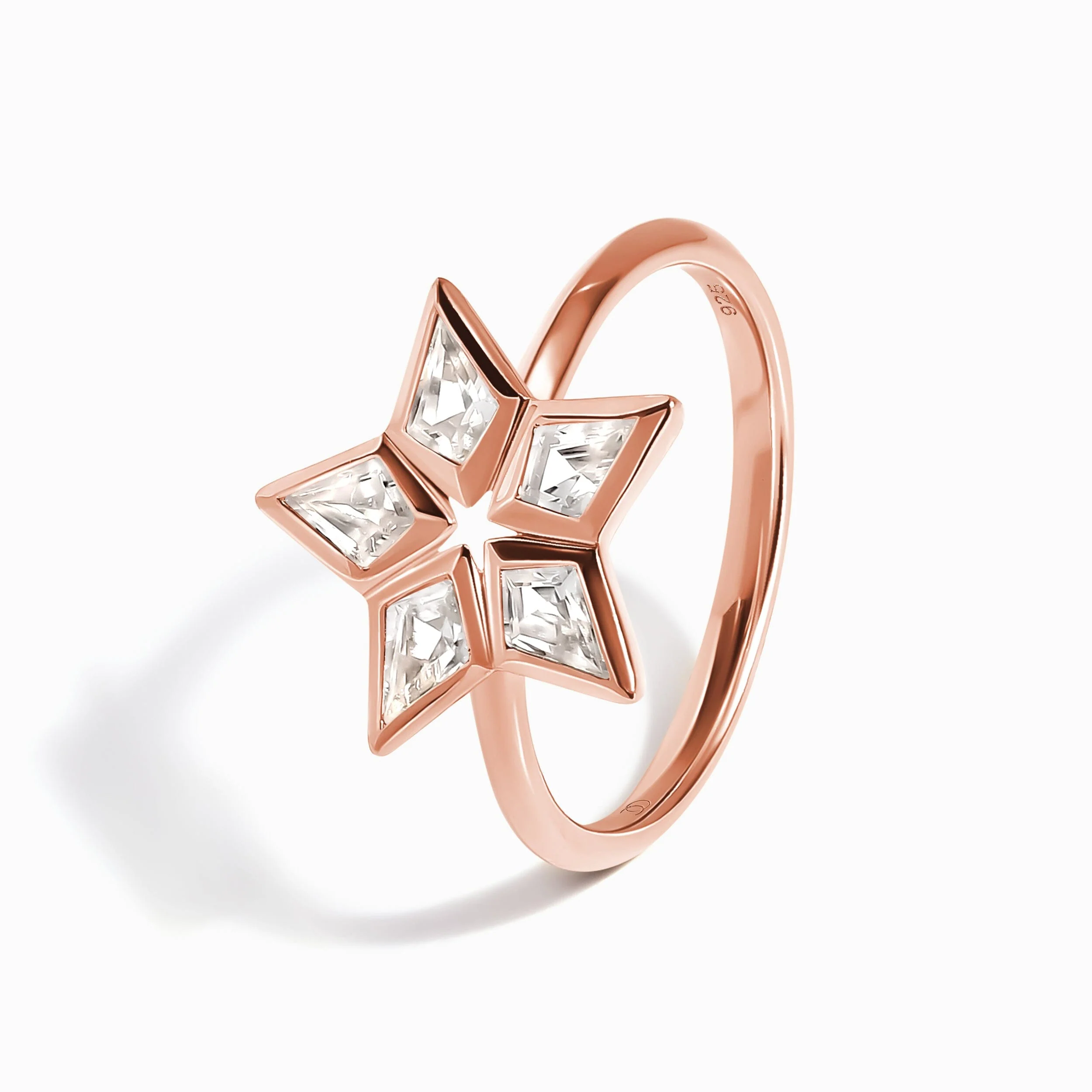 White Zircon Ring - Nova Star - Image 14