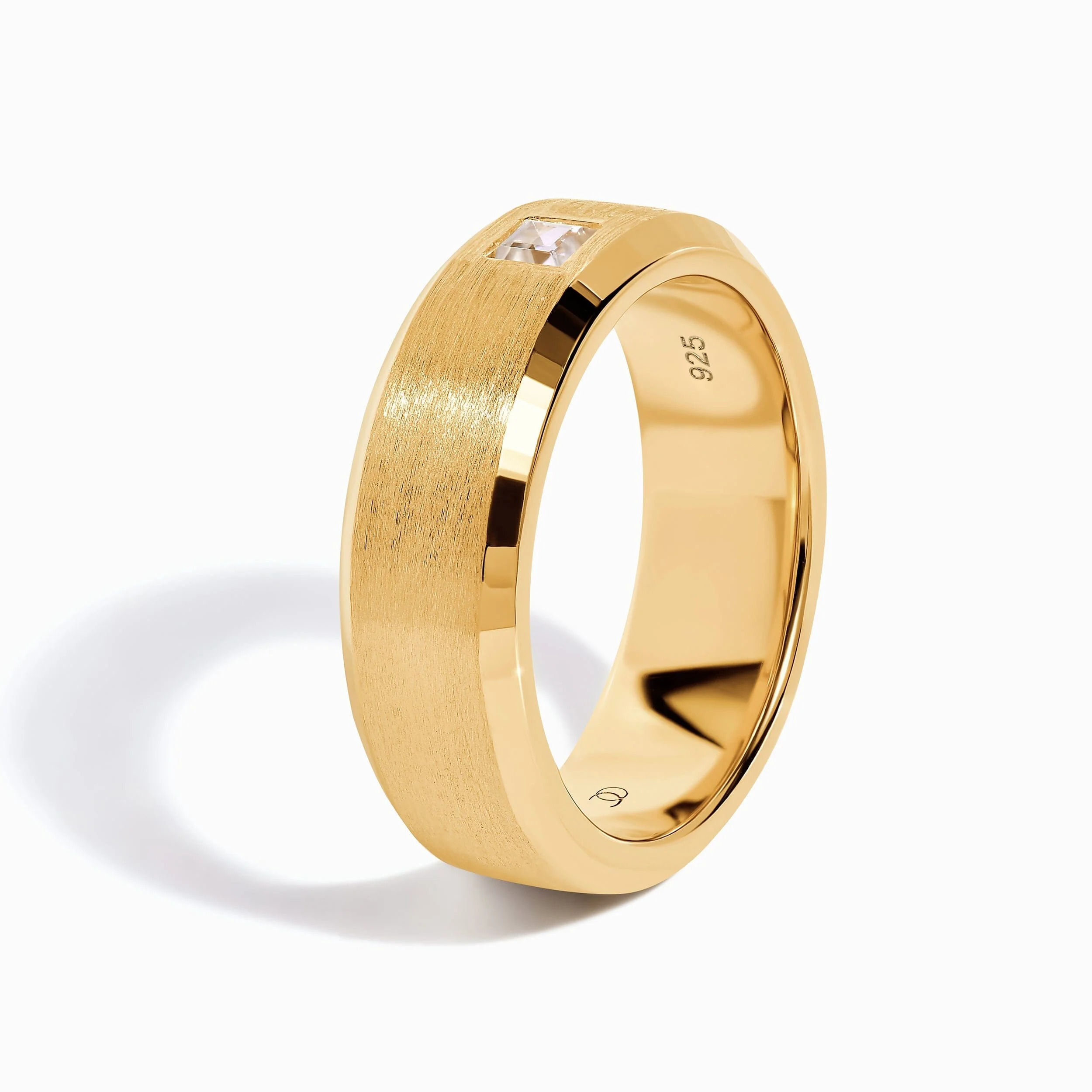 White Zircon Unisex Ring - Crafted - Image 22