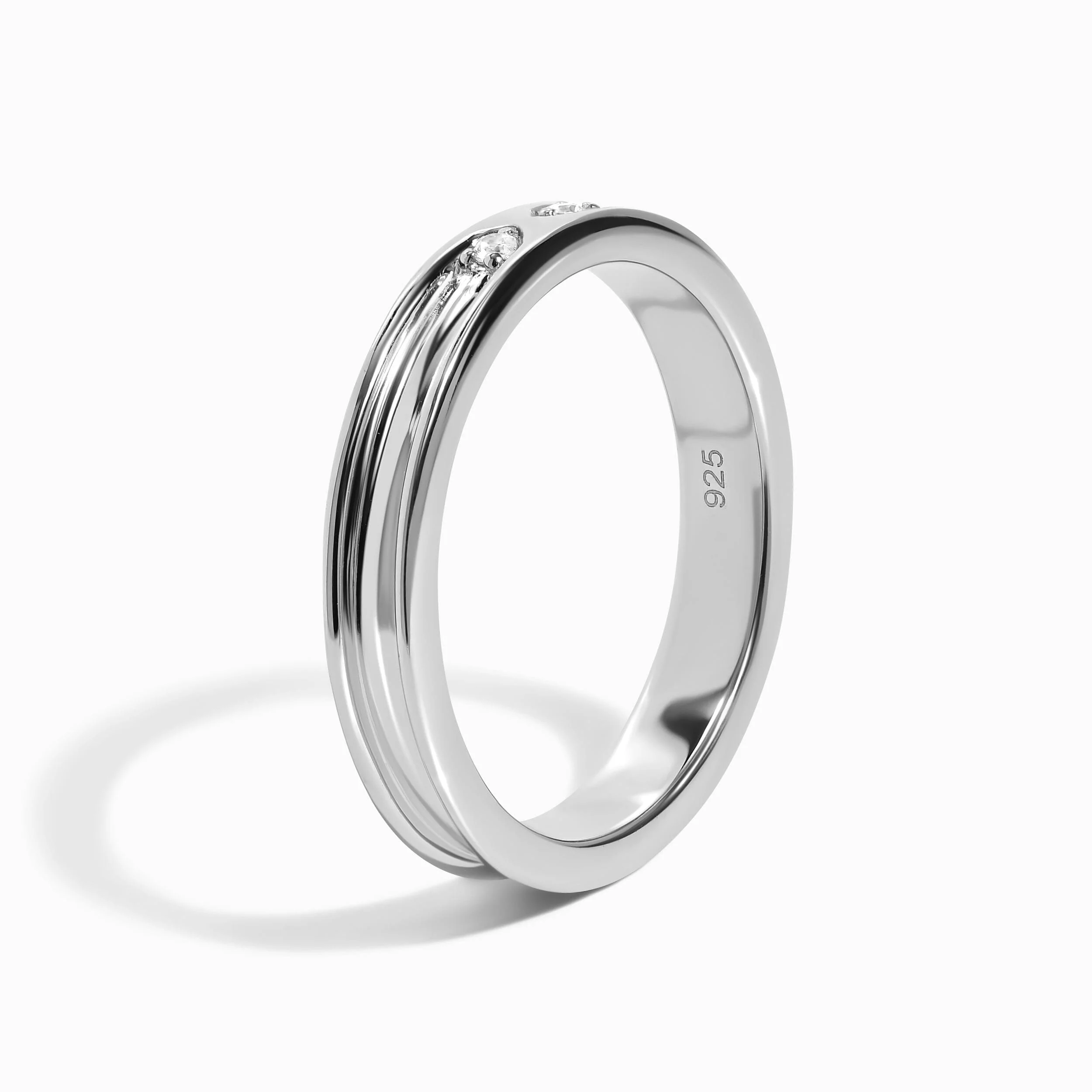 White Zircon Unisex Ring - Individualist - Image 10