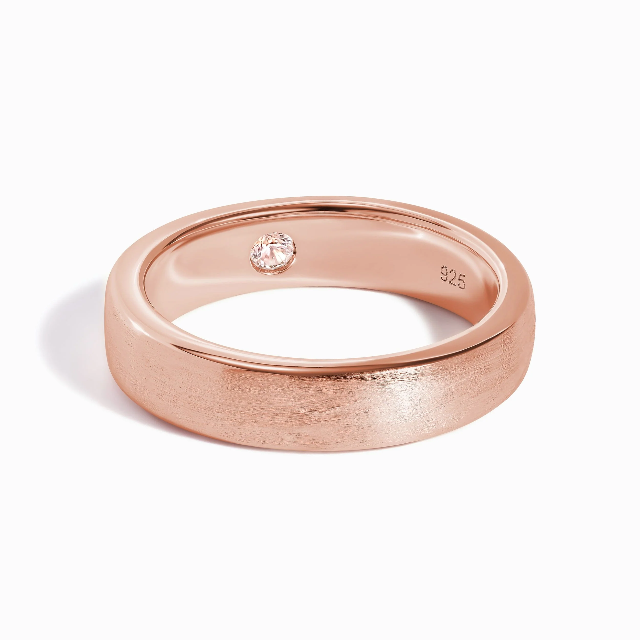White Zircon Unisex Ring - Mysterious - Image 3
