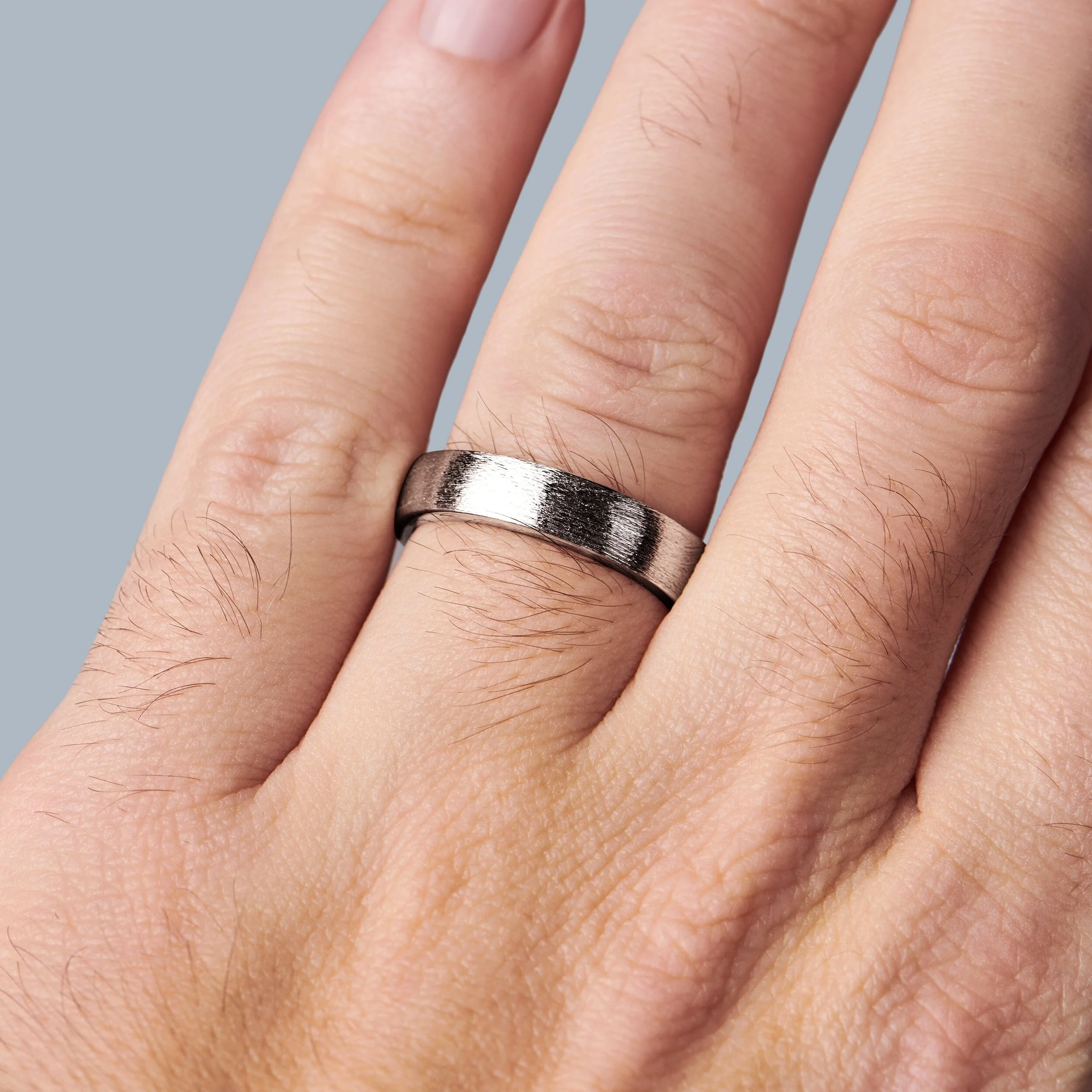 White Zircon Unisex Ring - Mysterious - Image 9
