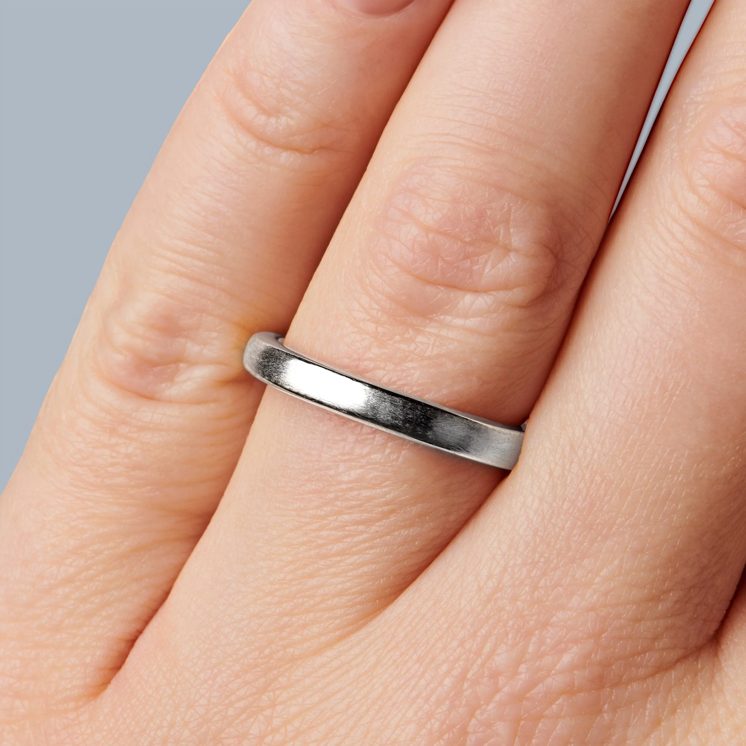 White Zircon Unisex Ring - Unexpected - Image 2