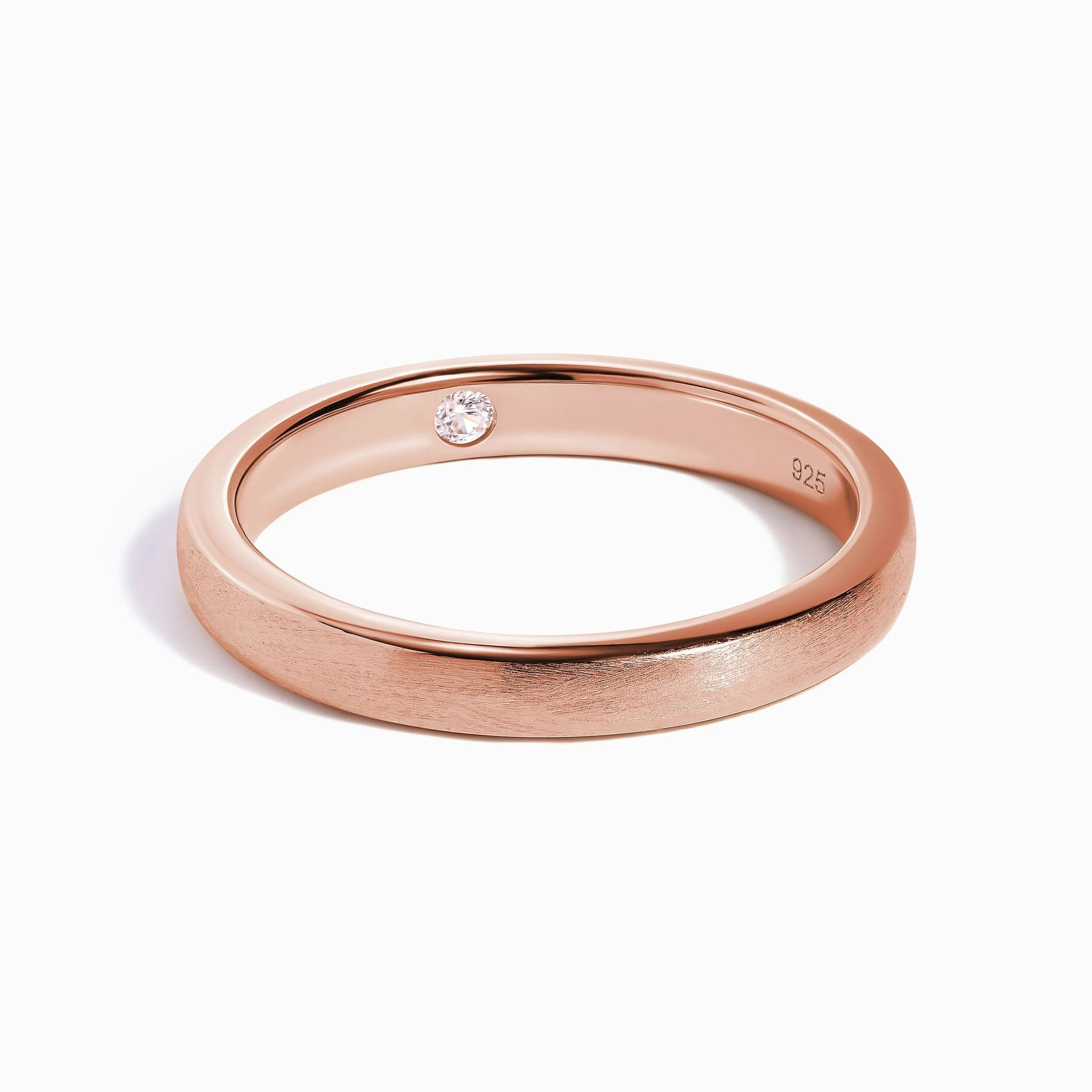 White Zircon Unisex Ring - Unexpected - Image 3